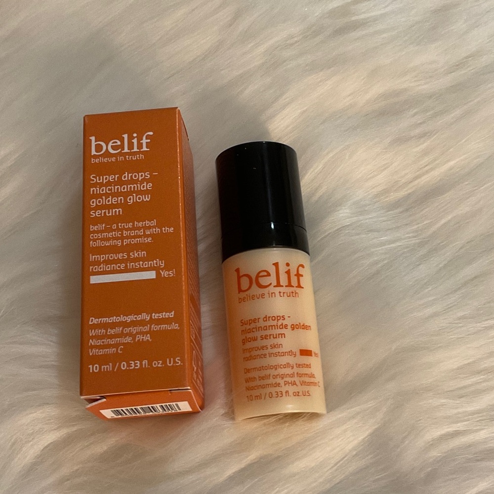Belif super drop niacinamide golden glow serum